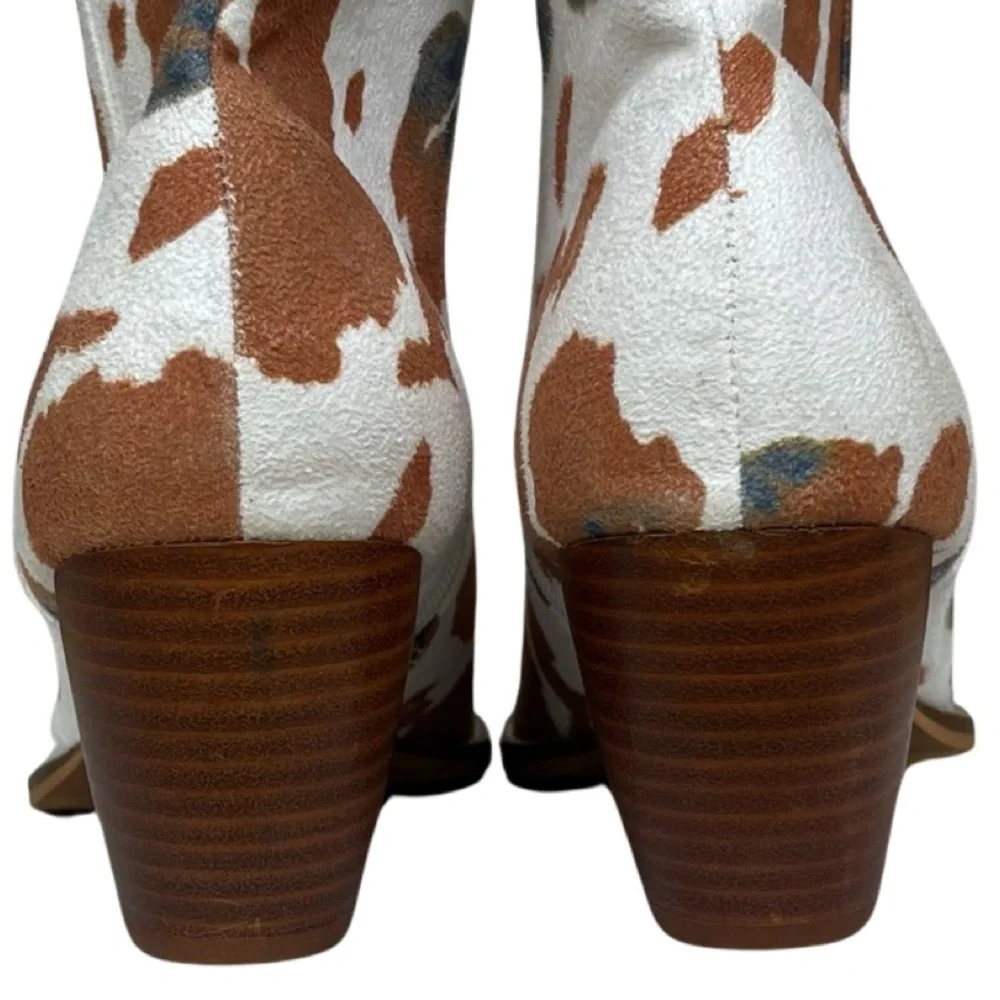 ARIDER GIRL Fancy Western Ankle Cow Print Boot
Cowgirl Booties Comfortable - Picture 11 of 11